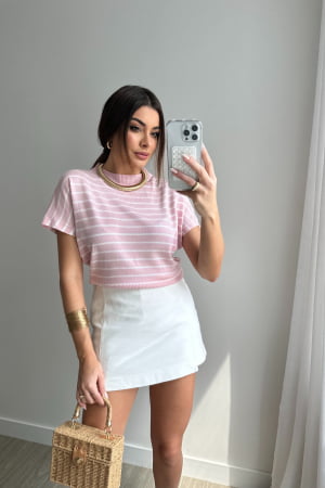 Blusa de Trico Malu Listras